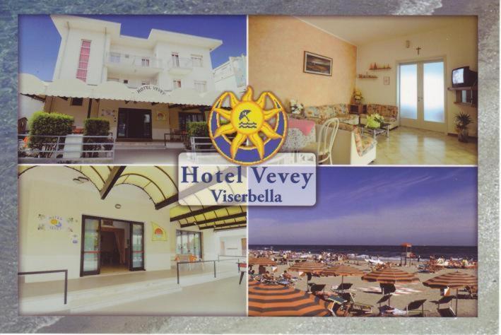 Hotel Vevey リミニ エクステリア 写真
